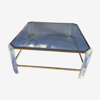 1970 lucite coffee table