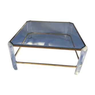 1970 lucite coffee table