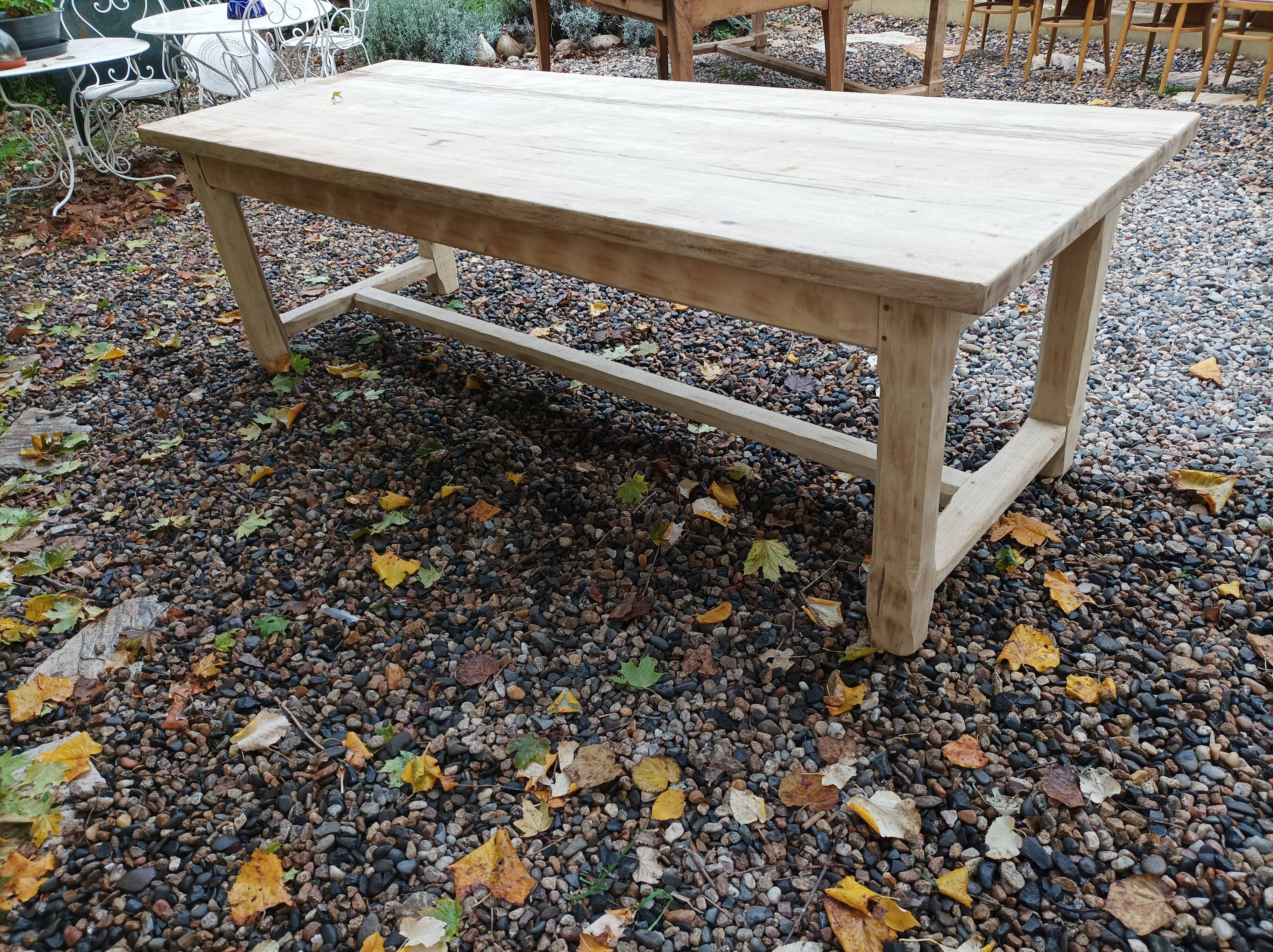 Solid farmhouse table