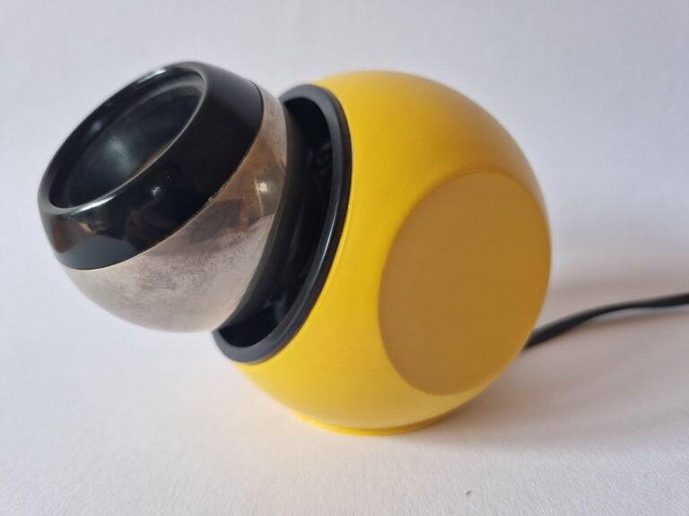 Rare Midcentury Table Magnetic Halogen Lamp AKA, Space Age, Germany, 1970s
