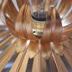 Wall light flower vintage 70s