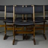 Set of 6 Farstrup Dining Chairs, Denmark, 1960s – Rosewood & Italian L