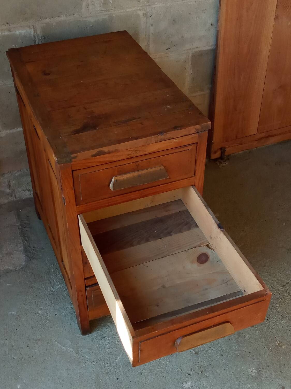 Antique office furniture, 4 drawers