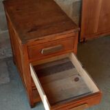 Meuble de métier, de bureau ancien 4 tiroirs