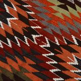 5x10 Madalion Design Turkish Kilim Rug,