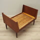 Lit en teck, design danois, années 1970, fabriqué au Danemark