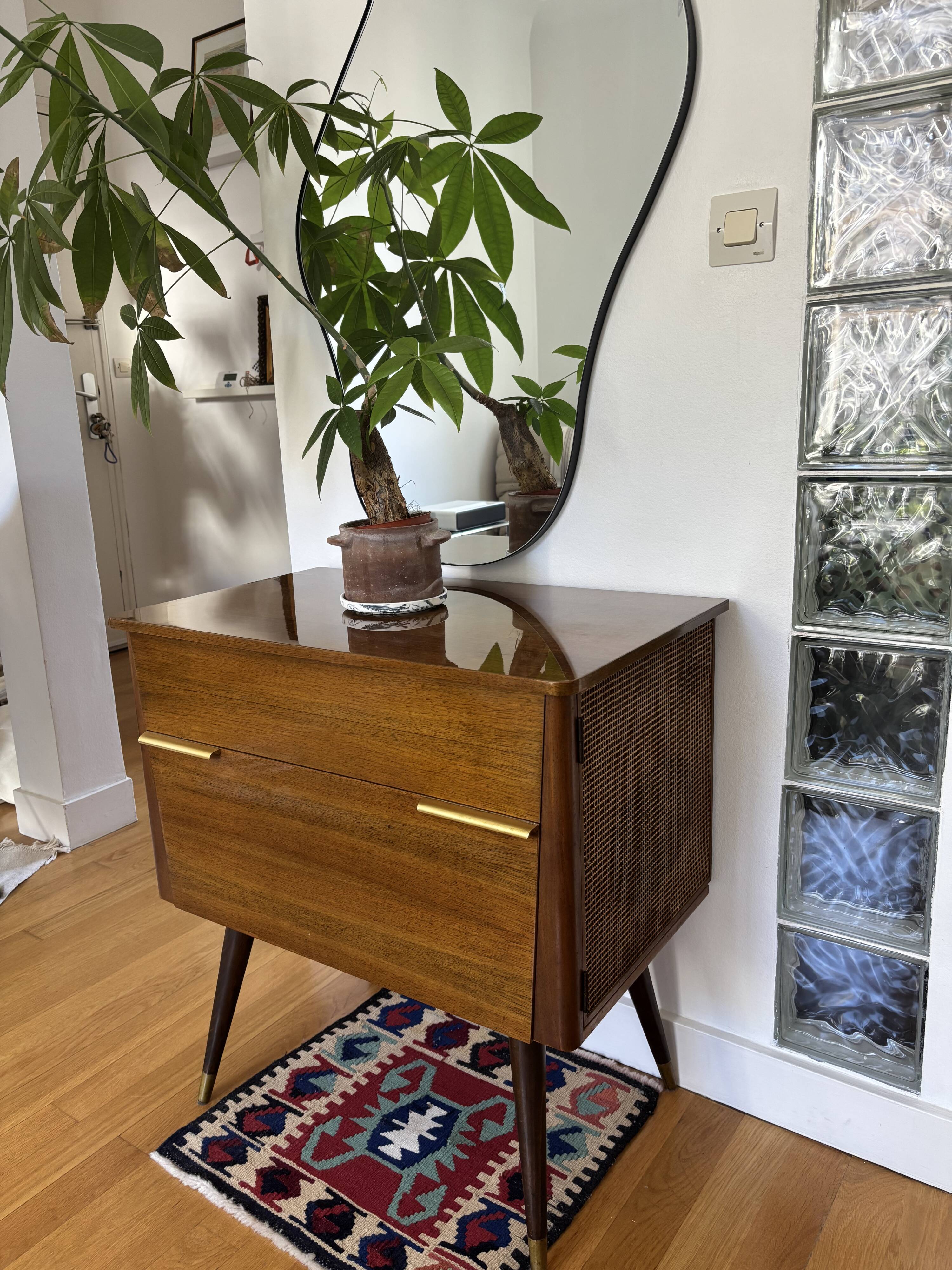 Vintage Schaub Lorenz Furniture Transformed into a Bar/Storage Unit