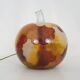 Table lamp in blown glass, apple shape, 1970s.