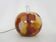 Table lamp in blown glass, apple shape, 1970s.