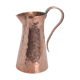 Hammered pink copper pitcher
