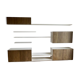 Vintage floating wall unit by Banz Bord, 1970s.