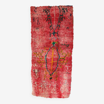 Boujad. tapis marocain vintage, 113 x 259 cm
