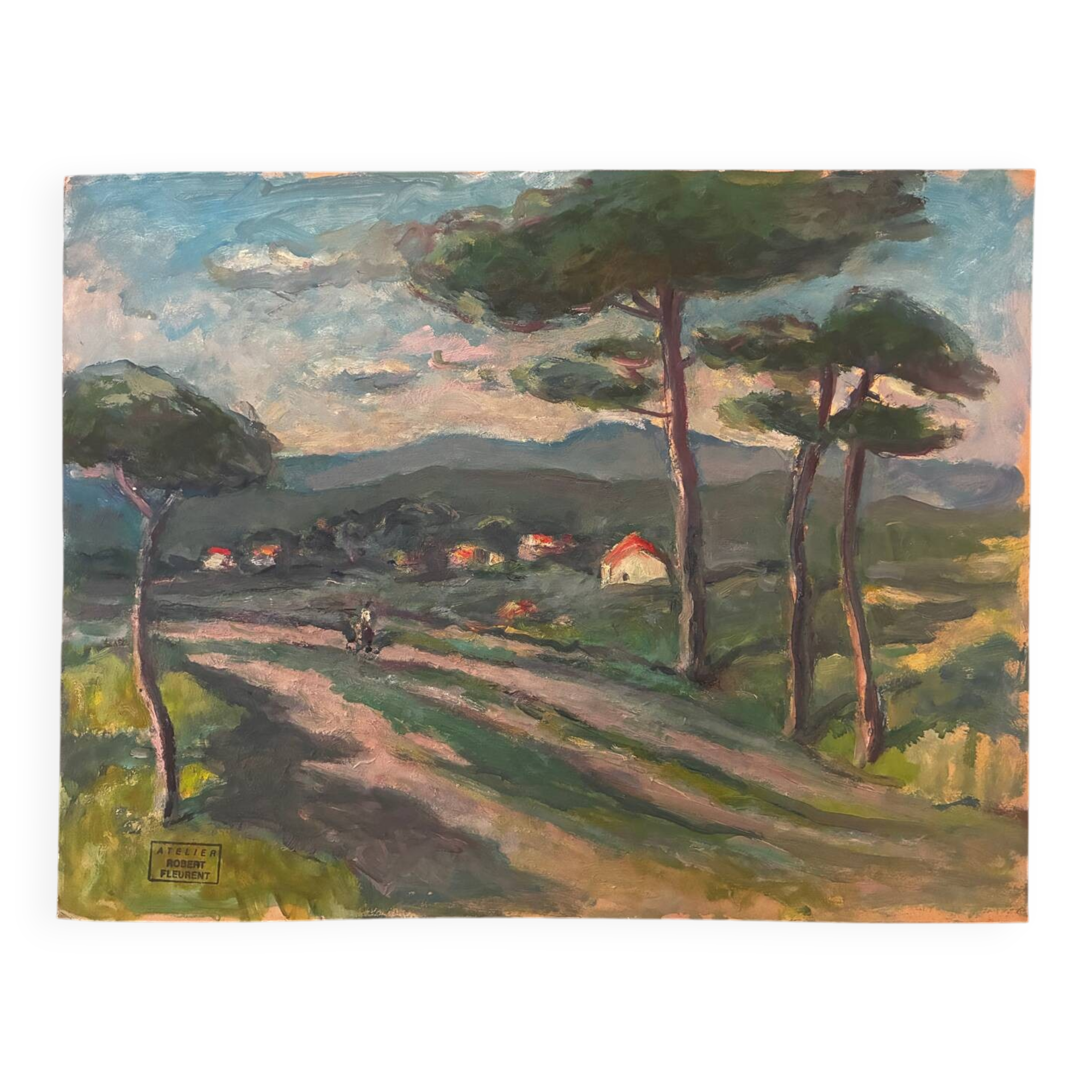 Umbrella pines, Robert Fleurent, 1967