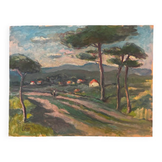 Umbrella pines, Robert Fleurent, 1967