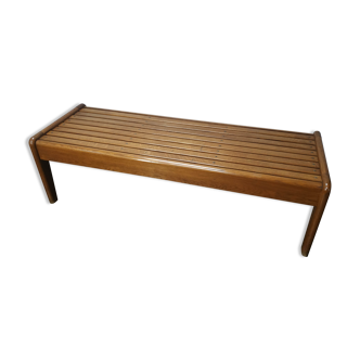 Bench by Charles Dudouyt, signed furniture