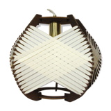 White woven lamp to install