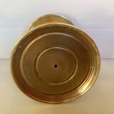 Old brass candle pique