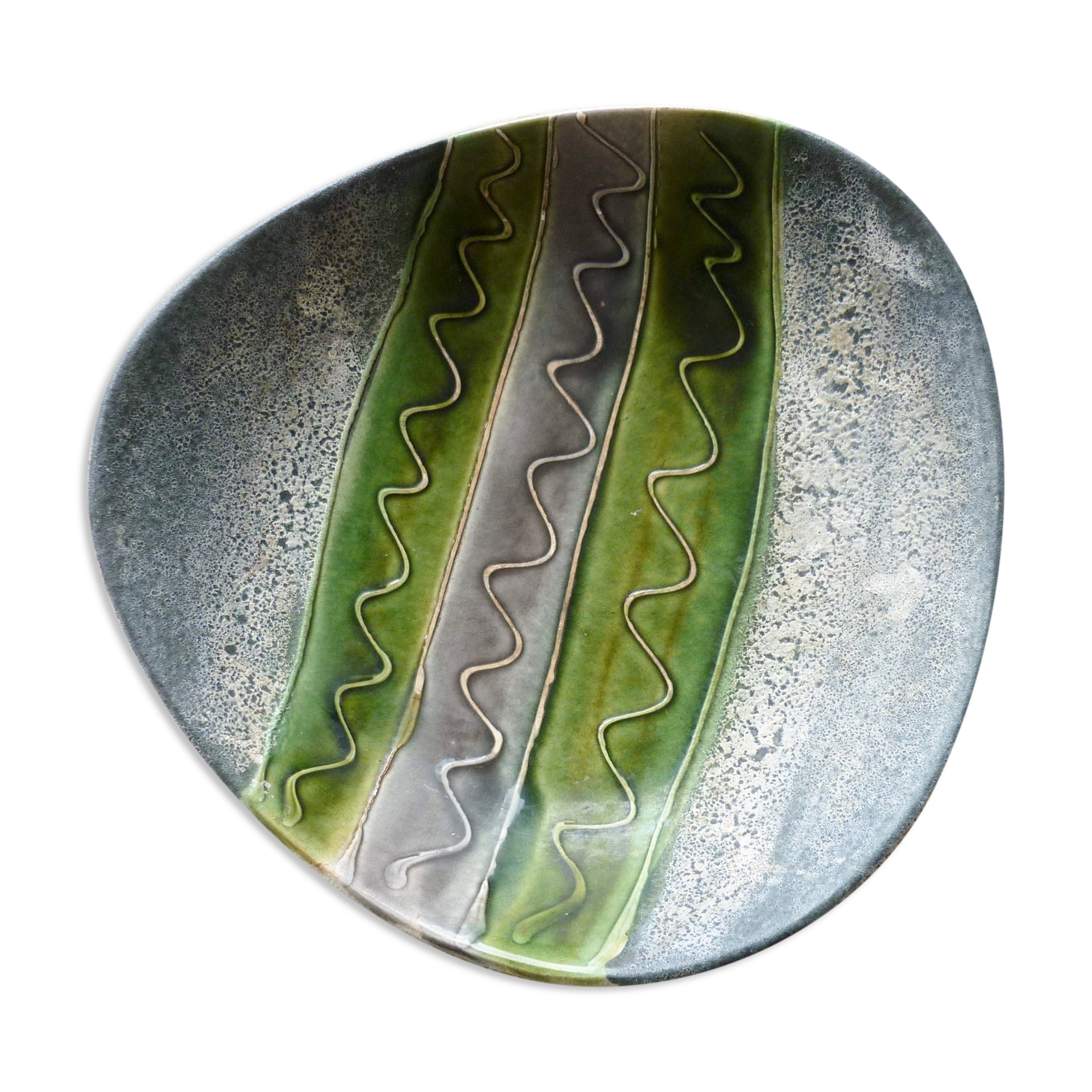 Triangular dish Fat Lava vintage WG