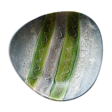 Triangular dish Fat Lava vintage WG