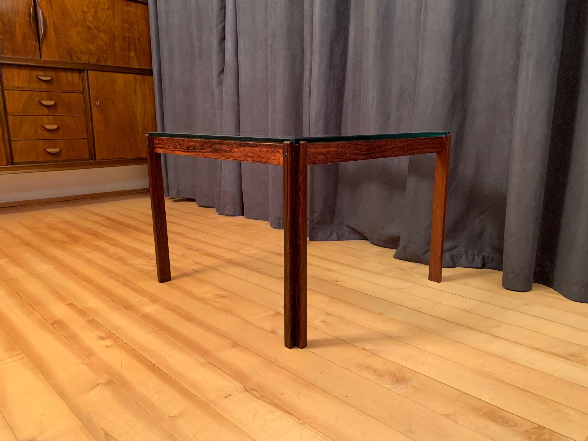 Coffee table rosewood, Denmark, 1970s