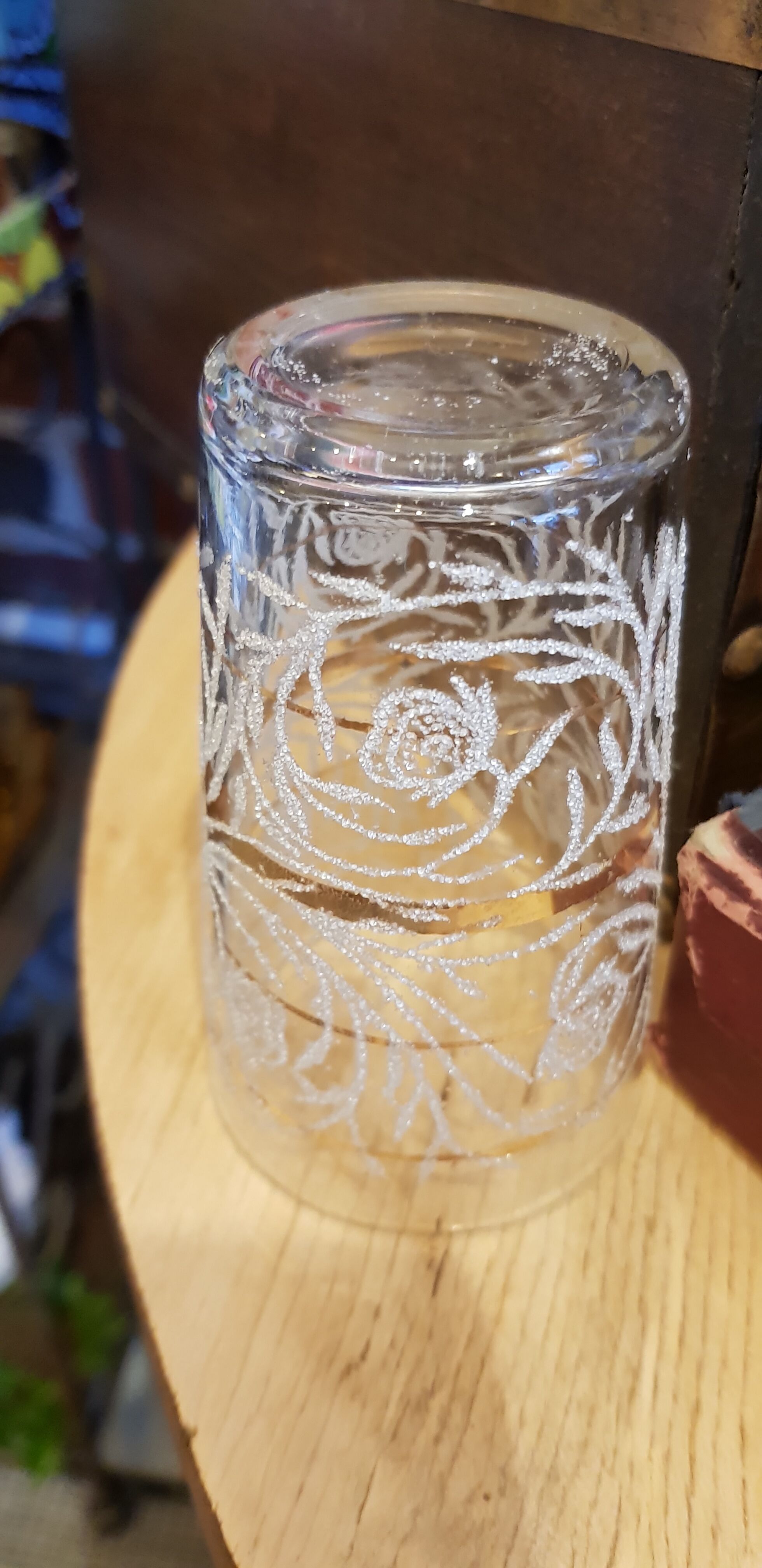6 patterned cup glasses