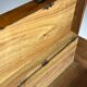 Campaign chest 19th century camphor antique