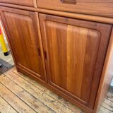 Danish chest of drawers in solid teak