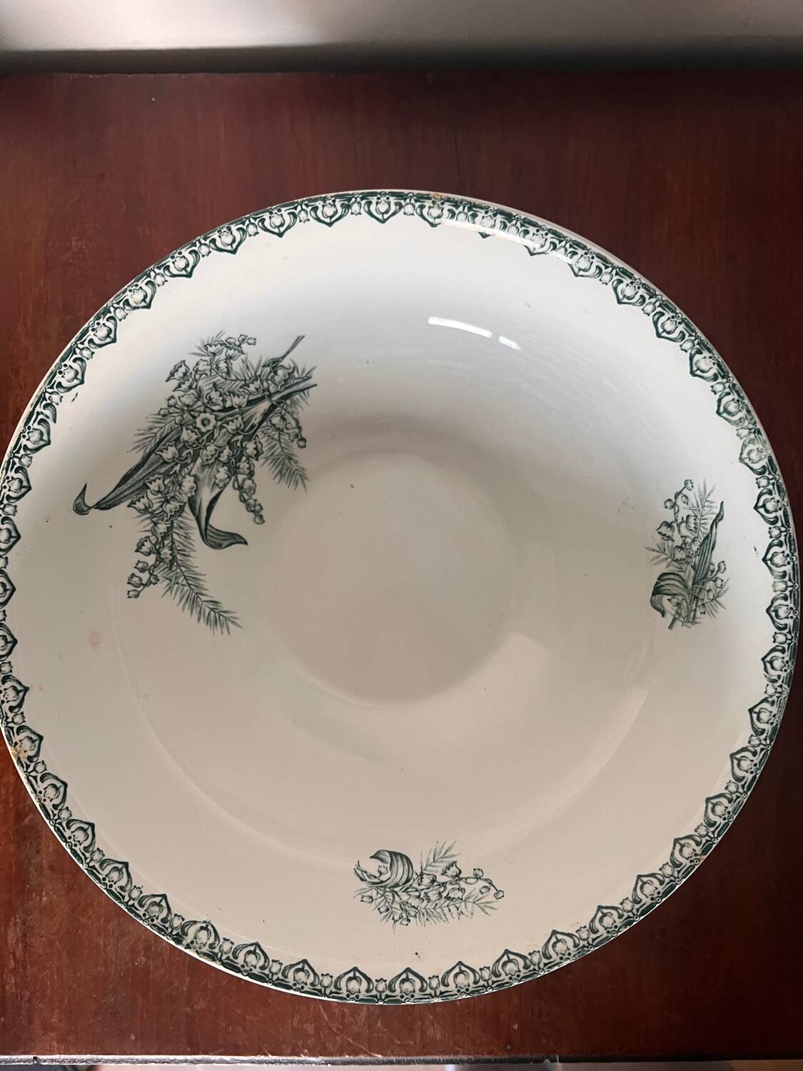 Ste Amand large iron earth salad bowl
