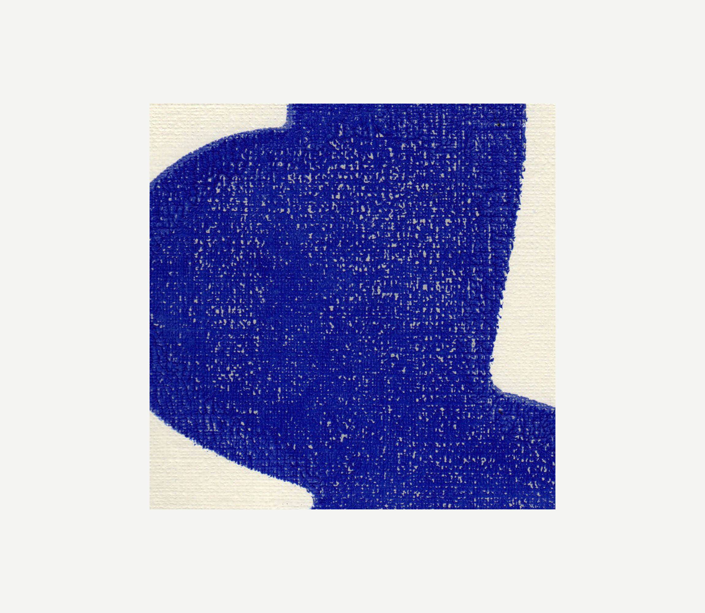 Trio of paints - majorelle blue - signed Eawy