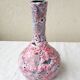 Vase rose fat lava