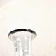 Flacon, carafe ancienne en verre bleuté