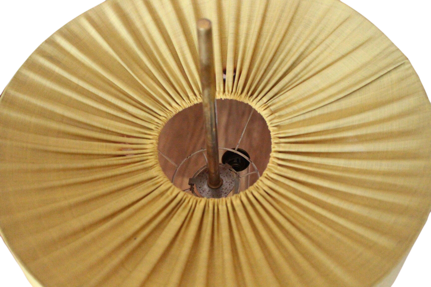 Mid Century modern brass floor lamp, 1950s