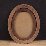 Antique oval painting of Saint Catherine of Genoa from the 17th century