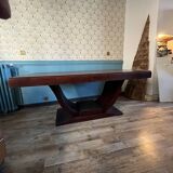 Art deco style dining table Padauk wood