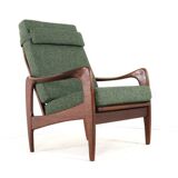 De Ster armchair men's model - dutch mid century modern design in teak