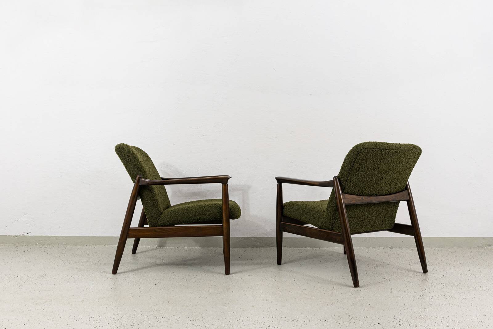 Pair Of Vintage Armchairs By Edmund Homa, Poland, 1960s