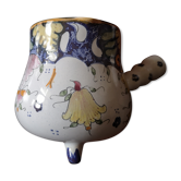 Milk Pot - Old Handmade Rouen