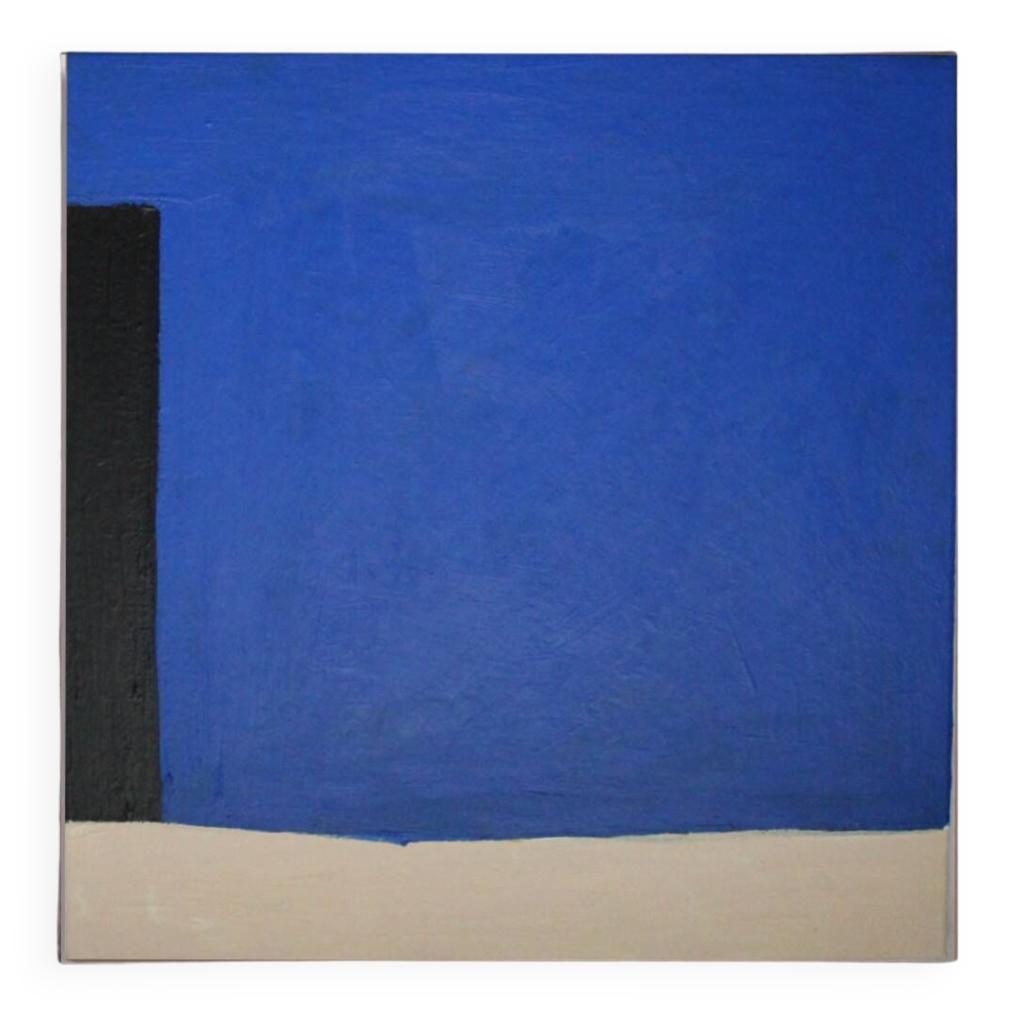 Blue trio original painting on stretched canvas 80x80