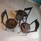 Rare set of 4 Jacob & Josef Kohn bistro chairs, bent wood, stamped 1900.