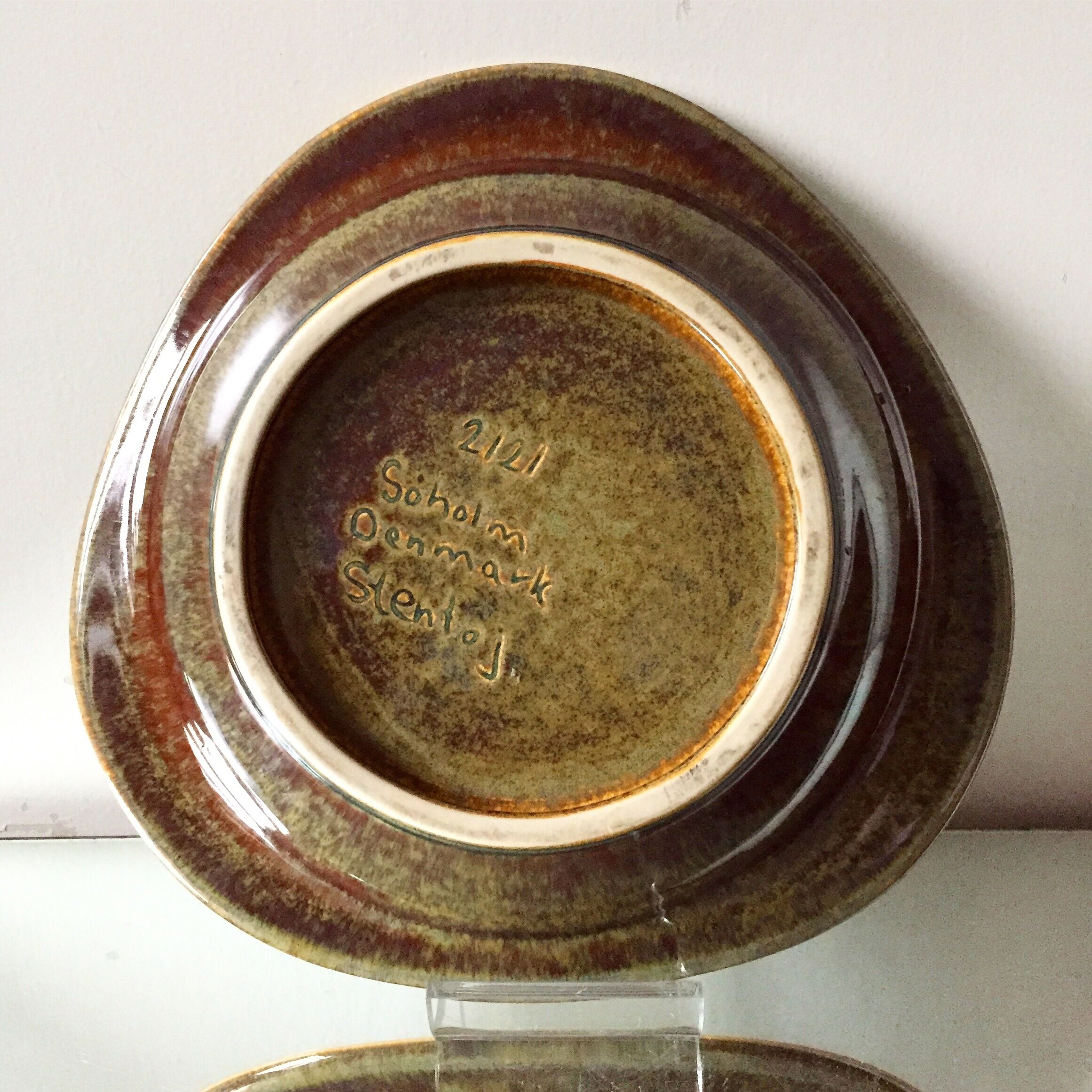 Stoneware Soholm decorative Plate