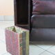 Fauteuil dandy ancien en cuir