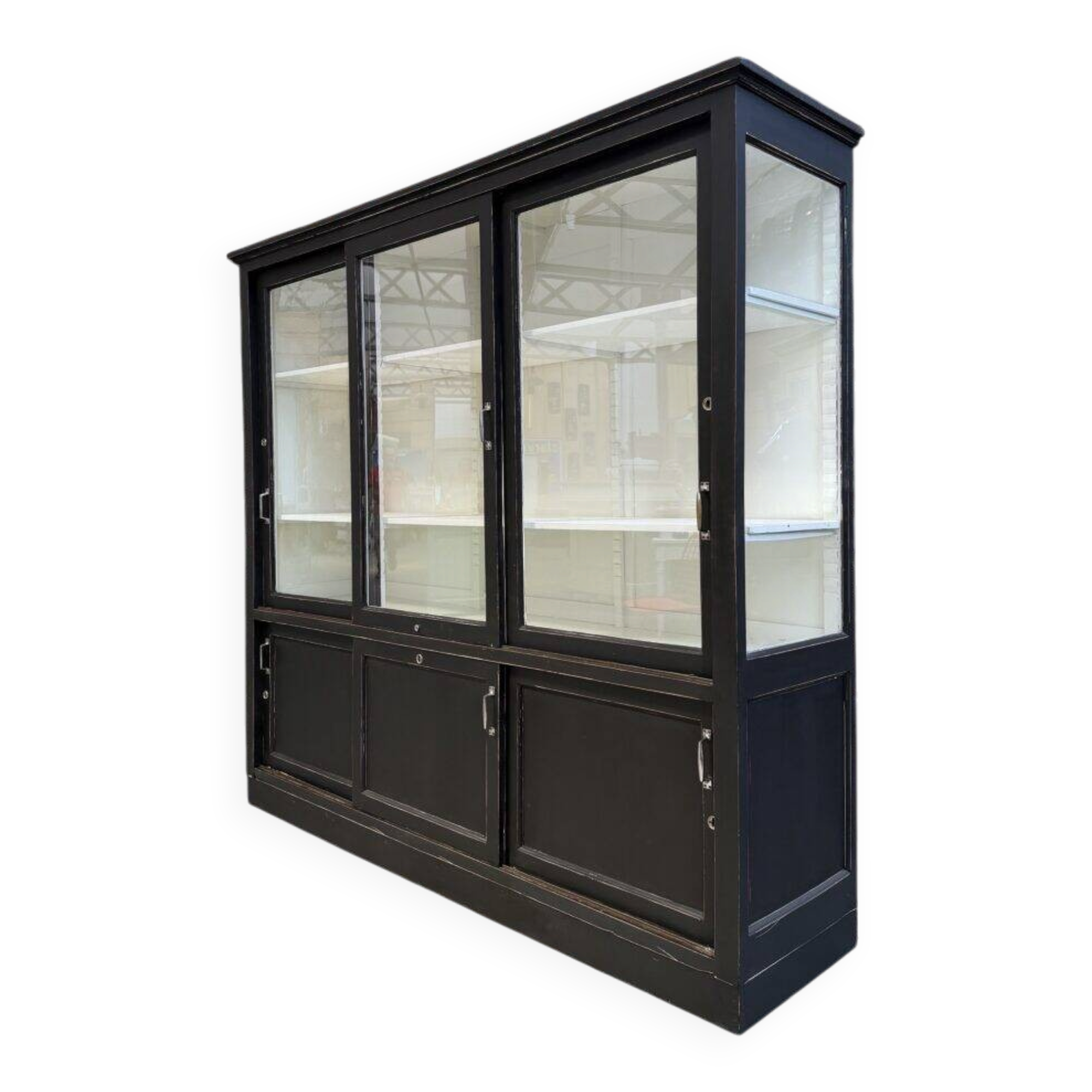 Old dispensary showcase