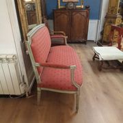 Canapé banquette d'époque Louis XVI