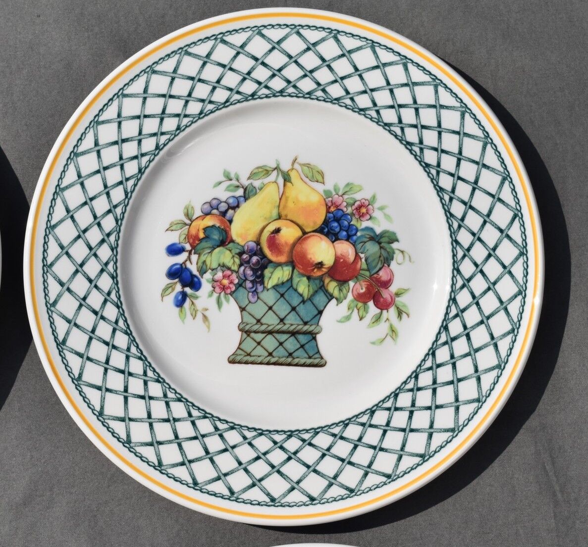 6 dessert plates Villeroy & Boch basket model