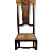 Chaise basse style ethnique