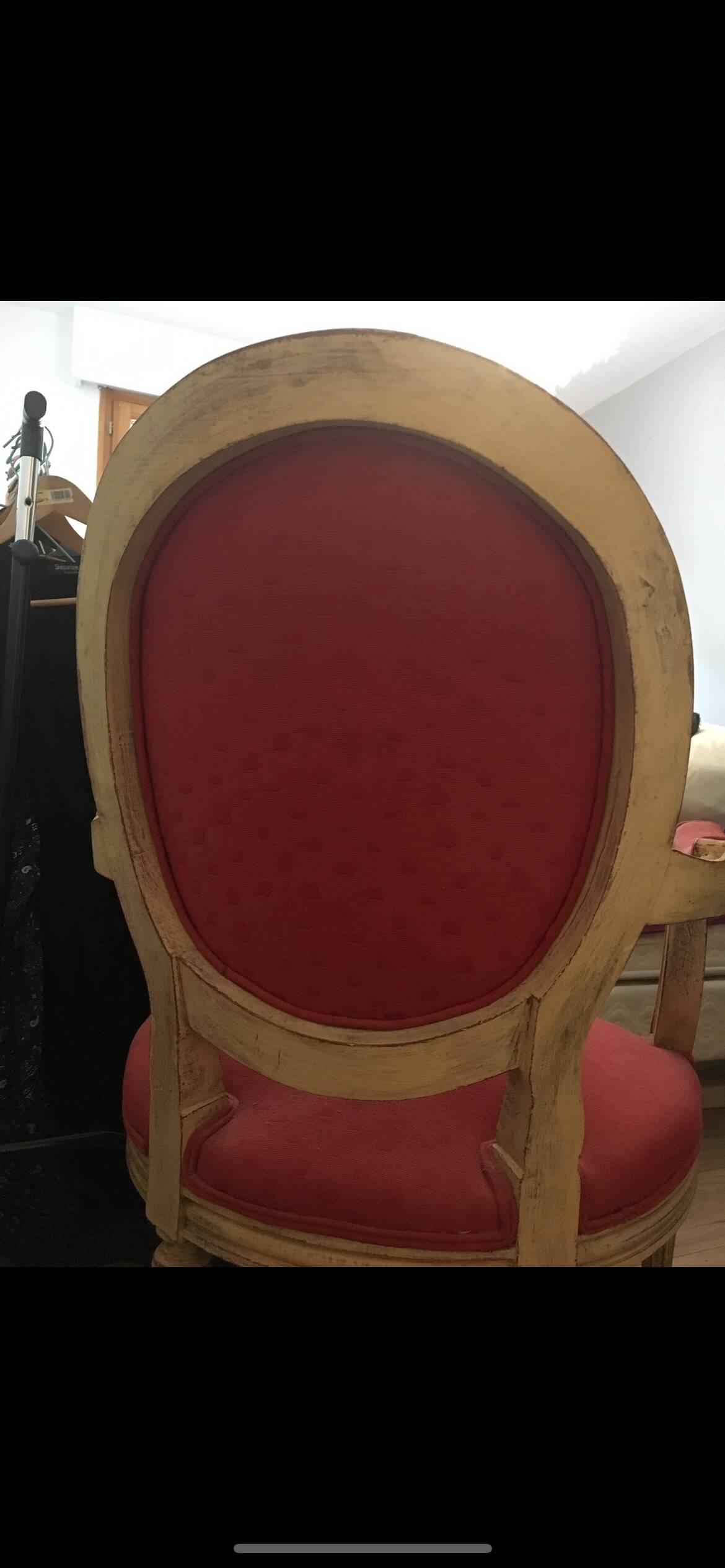 Louis XVI style medallion armchair