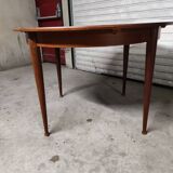 Scandinavian vintage teak round table