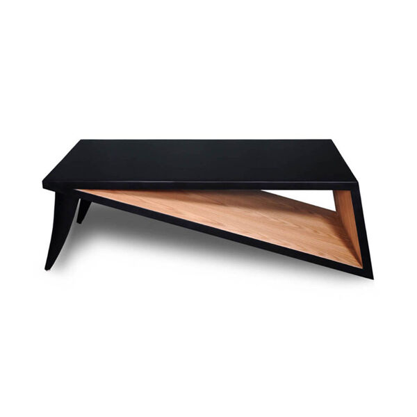 Table basse En Laque Noire