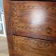 Antique oak burr chest of drawers - 4 drawers - marquetry inlay from the early 21st century