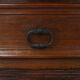 Armoire en chêne Louis XIII du début du XVIIe siècle avec sculpture géométrique